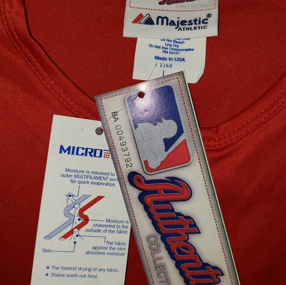 MLB Authentic Cincinnati Reds Microtec Jersey Adult LG - Picture 4 of 14